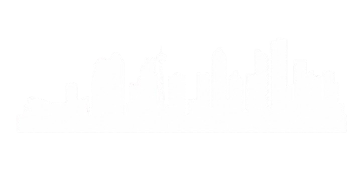 Calgary skyline silhouette